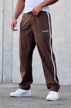 Joggers<Youngla 246-Side Zipper Joggers Black|Brown|Burgundy|Navy