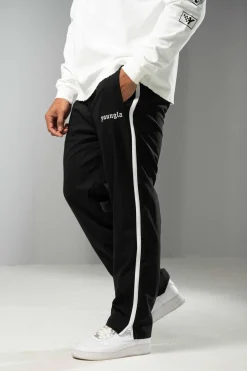Joggers<Youngla 246-Side Zipper Joggers Black|Brown|Burgundy|Navy
