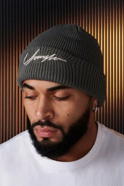 Hats & Beanies<Youngla 906-Signature Beanies Antique White|Black|Brown|Deep Teal