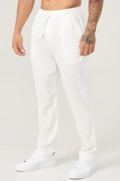 Pants & Jeans<Youngla 621-Simply Linen Pants Black|Blue Striped|Off-White|Olive Green