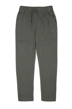 Pants & Jeans<Youngla 621-Simply Linen Pants Black|Blue Striped|Off-White|Olive Green