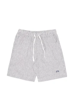 Shorts<Youngla 147-Simply Linen Shorts Black|Blue Striped|Off-White|Olive Green