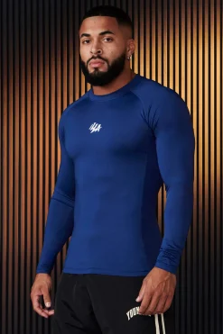 Shirts<Youngla 802-Speed Compression Longsleeves Black|Dark Blue|Olive|Teal