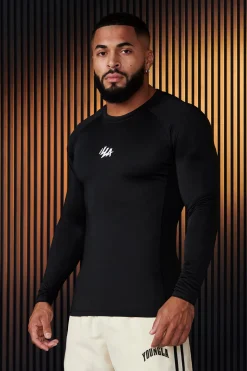 Shirts<Youngla 802-Speed Compression Longsleeves Black|Dark Blue|Olive|Teal