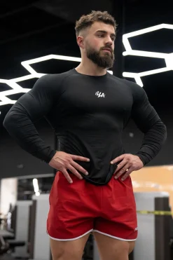 Shirts<Youngla 802-Speed Compression Longsleeves Black|Dark Blue|Olive|Teal