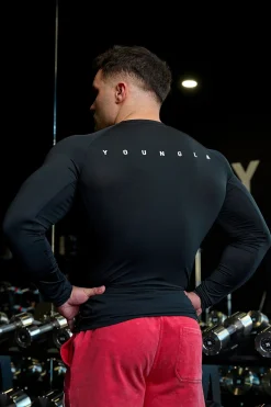 Shirts<Youngla 802-Speed Compression Longsleeves Black|Dark Blue|Olive|Teal
