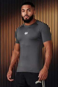 Shirts<Youngla 474-Speed Compression Tees Black|Grey|Olive|Teal