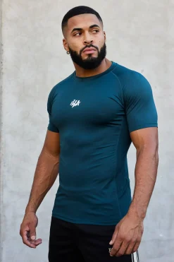 Shirts<Youngla 474-Speed Compression Tees Black|Grey|Olive|Teal