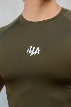 Shirts<Youngla 474-Speed Compression Tees Black|Grey|Olive|Teal