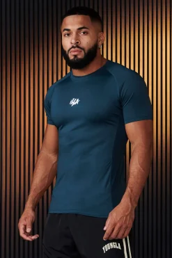 Shirts<Youngla 474-Speed Compression Tees Black|Grey|Olive|Teal