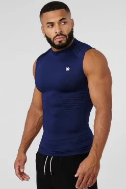 Tanks<Youngla 315-Stealth Compression Cut-Offs Black|Beacon Blue|Dark Grey|Deep Teal