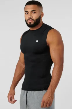 Tanks<Youngla 315-Stealth Compression Cut-Offs Black|Beacon Blue|Dark Grey|Deep Teal