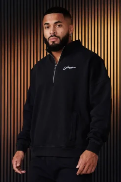 Outerwear<Youngla 520-Sunday Quarter Zips Black|Deep Teal|Grey Wash|Heather Grey