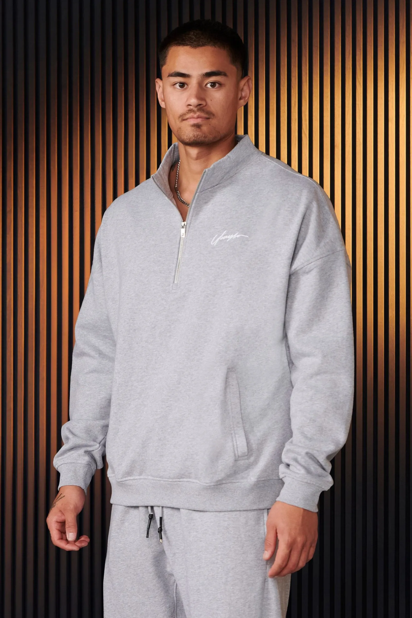 Outerwear<Youngla 520-Sunday Quarter Zips Black|Deep Teal|Grey Wash|Heather Grey