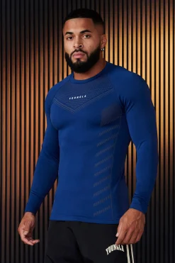 Shirts<Youngla 833-Superhero Compression Longsleeves Black|Cement|Dark Blue|Olive Green