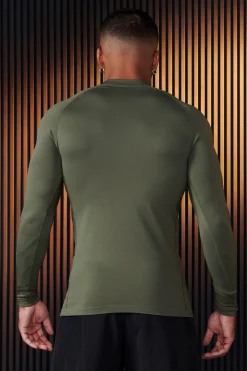 Shirts<Youngla 833-Superhero Compression Longsleeves Black|Cement|Dark Blue|Olive Green
