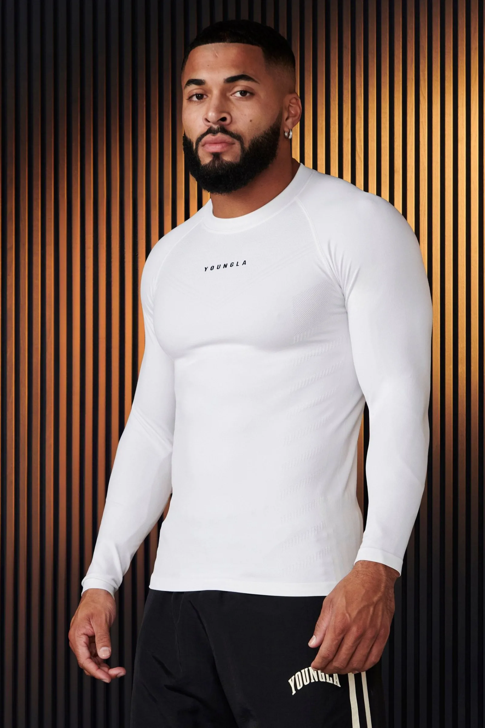 Shirts<Youngla 833-Superhero Compression Longsleeves Black|Cement|Dark Blue|Olive Green