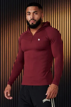 Shirts<Youngla 832-Supervillain Compression Hoodies Black|Burgundy|Charcoal|Navy