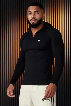 Shirts<Youngla 832-Supervillain Compression Hoodies Black|Burgundy|Charcoal|Navy