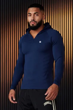 Shirts<Youngla 832-Supervillain Compression Hoodies Black|Burgundy|Charcoal|Navy