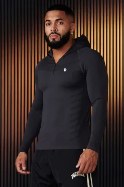 Shirts<Youngla 832-Supervillain Compression Hoodies Black|Burgundy|Charcoal|Navy