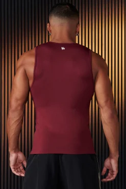 Tanks<Youngla 343-Supervillain Compression Tanks Black|Burgundy|Charcoal|Navy
