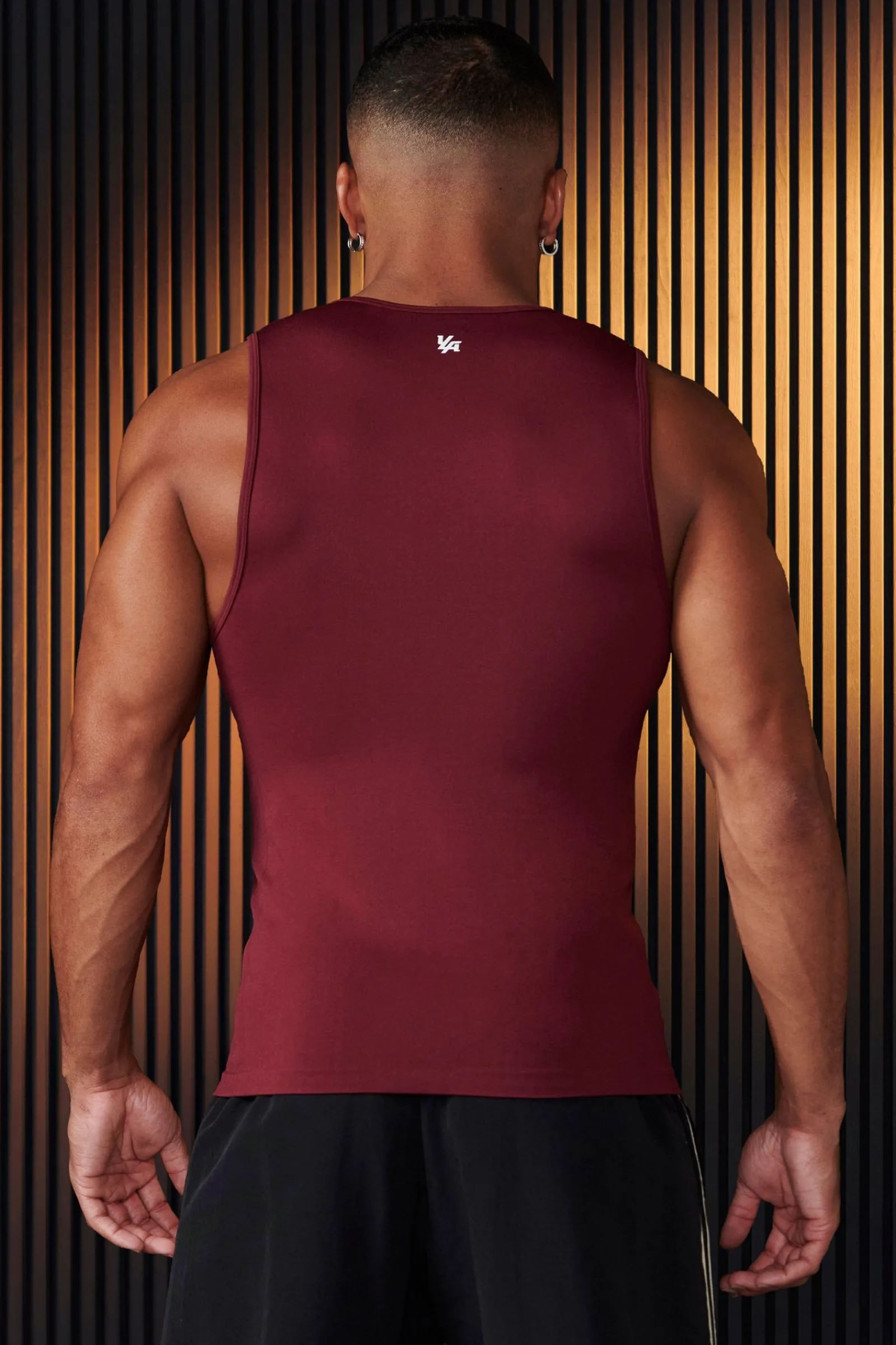 Tanks<Youngla 343-Supervillain Compression Tanks Black|Burgundy|Charcoal|Navy
