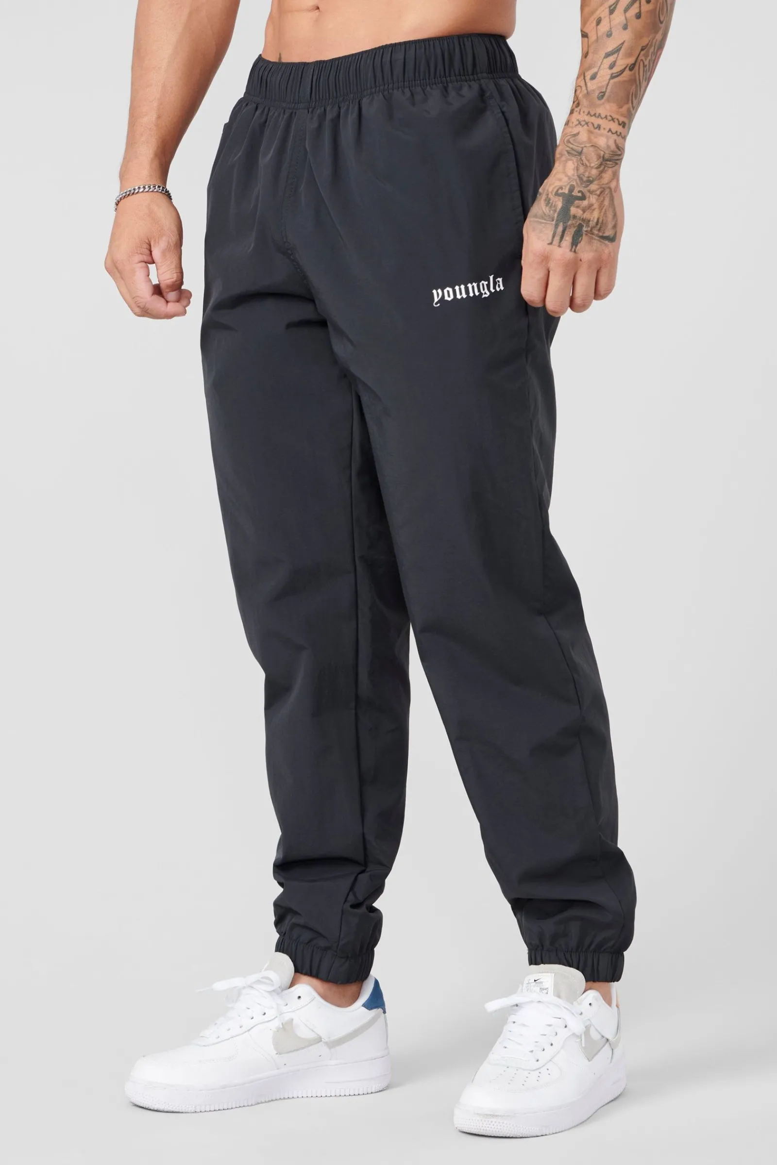 Joggers<Youngla 254-Swish Joggers Black|Charcoal|Cream|Deep Teal