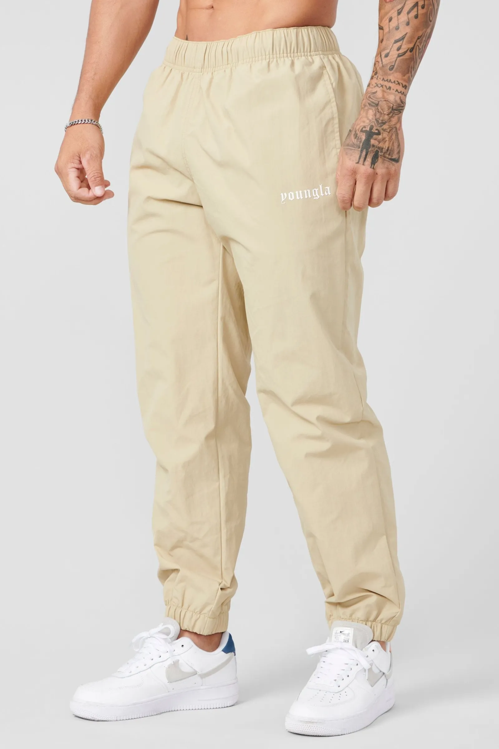 Joggers<Youngla 254-Swish Joggers Black|Charcoal|Cream|Deep Teal