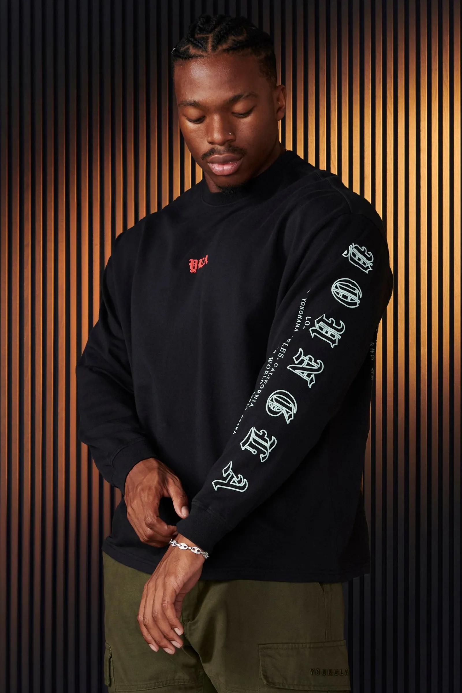 Shirts<Youngla 8038-Tokyo Longsleeves Black Bonsai Art|Black Temple Dragon|White Bonsai Art|White Temple Dragon