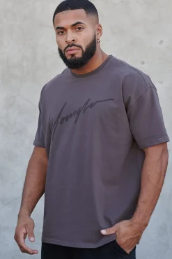 Shirts<Youngla 479-Tonal Tees Black Wash|Deep Purple|Dove White|Grey Wash