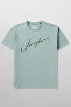 Shirts<Youngla 479-Tonal Tees Black Wash|Deep Purple|Dove White|Grey Wash