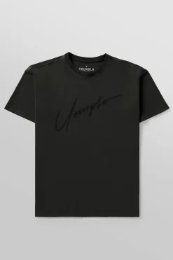 Shirts<Youngla 479-Tonal Tees Black Wash|Deep Purple|Dove White|Grey Wash