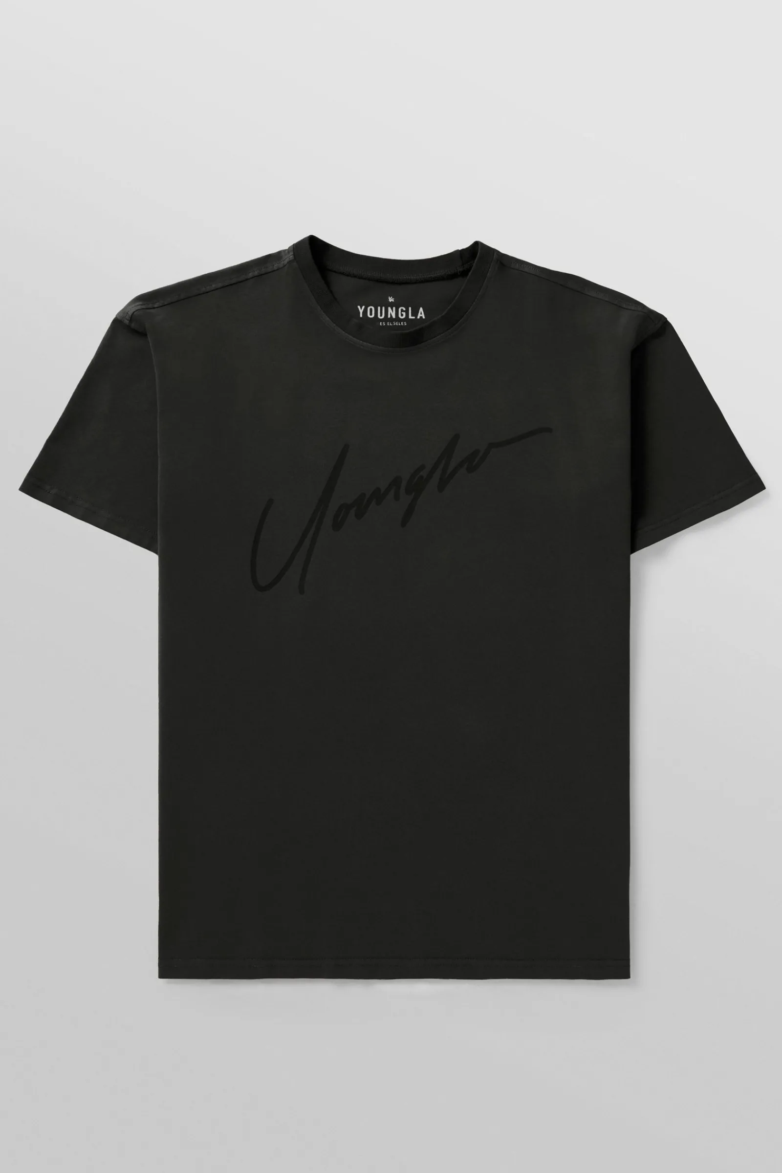 Shirts<Youngla 479-Tonal Tees Black Wash|Deep Purple|Dove White|Grey Wash