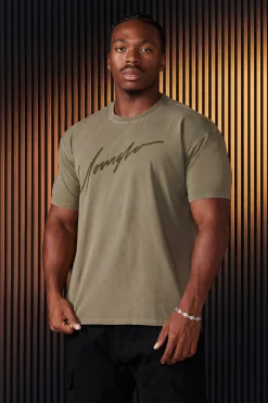 Shirts<Youngla 479-Tonal Tees Black Wash|Deep Purple|Dove White|Grey Wash