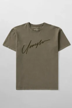 Shirts<Youngla 479-Tonal Tees Black Wash|Deep Purple|Dove White|Grey Wash