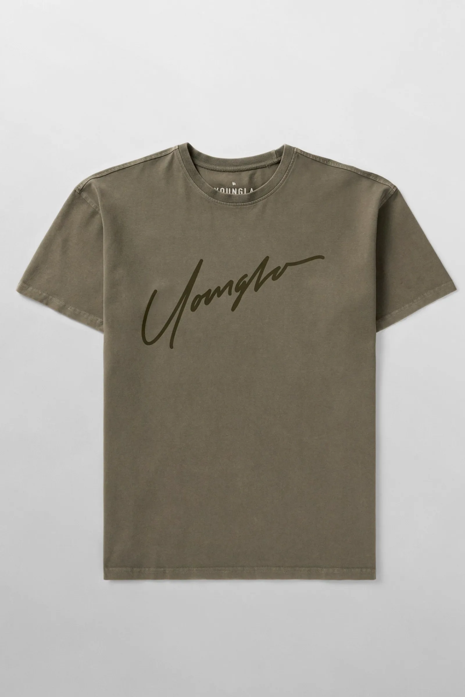 Shirts<Youngla 479-Tonal Tees Black Wash|Deep Purple|Dove White|Grey Wash