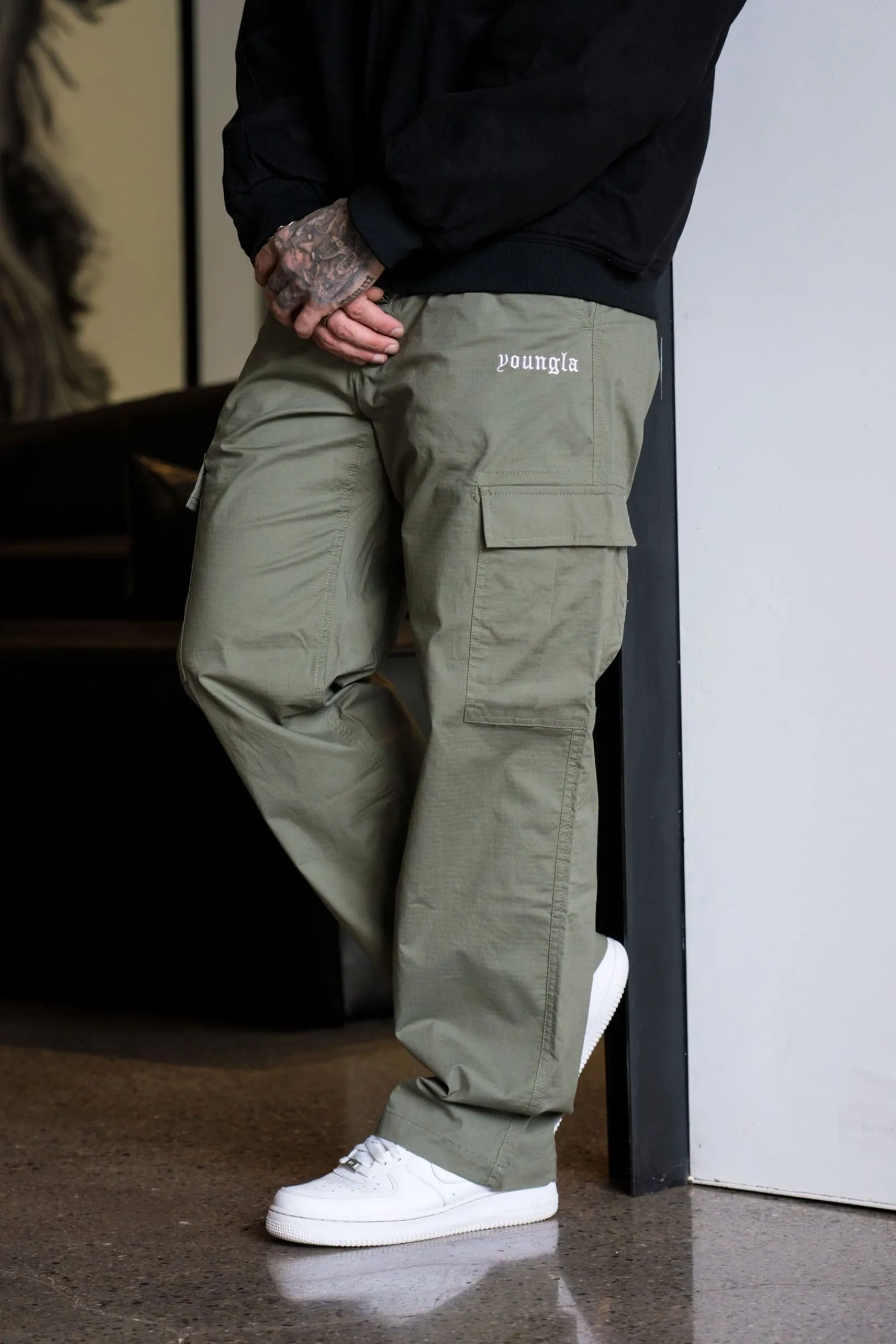 Pants & Jeans<Youngla 226-Trailblaze Cargos Black|Elmwood|Cool Grey|Pale Olive