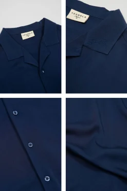 Shirts<Youngla 444-Tulum Shirts Black|Chocolate|Forest Green|Navy