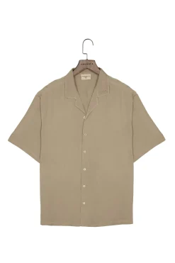 Shirts<Youngla 444-Tulum Shirts Black|Chocolate|Forest Green|Navy
