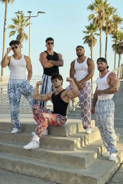 Joggers<Youngla 217-Ugly A** Pants Black Night|Black & White Lines|Blue Tribal|Grey Cashmere