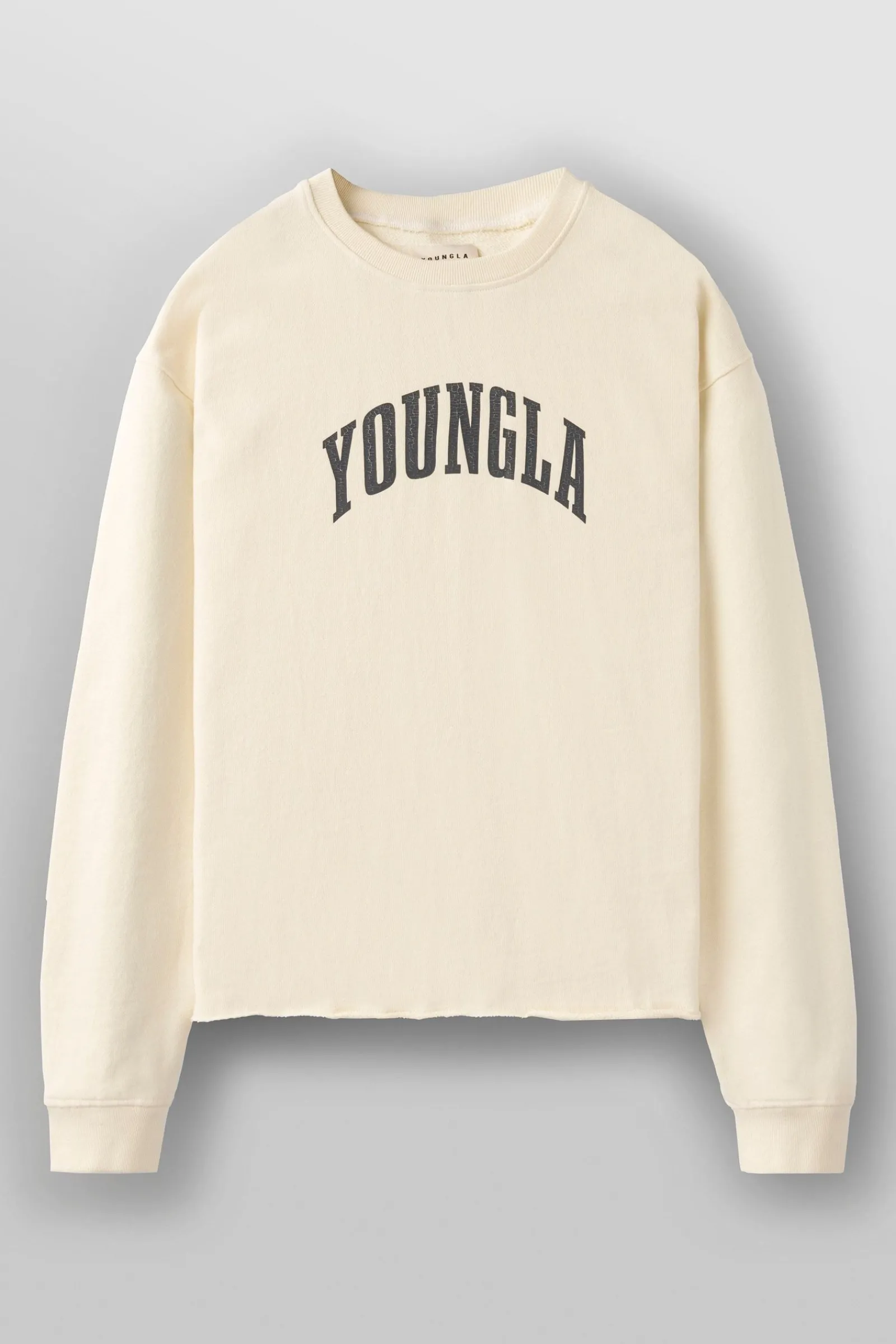Shirts<Youngla 826-Uni Crewneck Black Wash|Brown Wash|Off-White Wash|Orange Wash