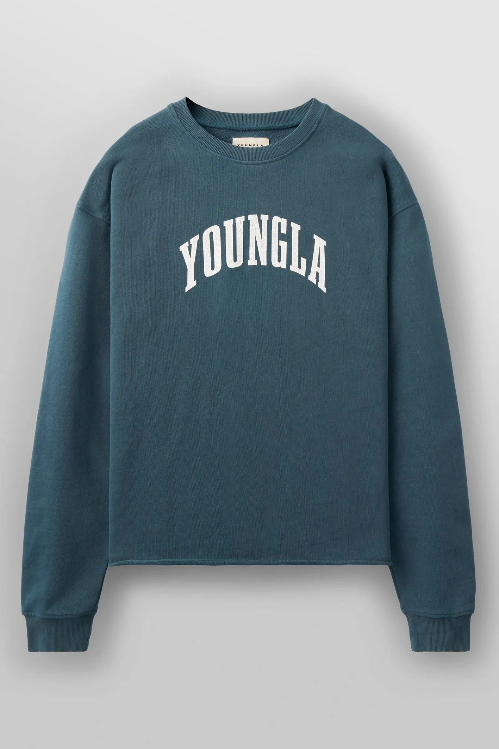 Shirts<Youngla 826-Uni Crewneck Black Wash|Brown Wash|Off-White Wash|Orange Wash