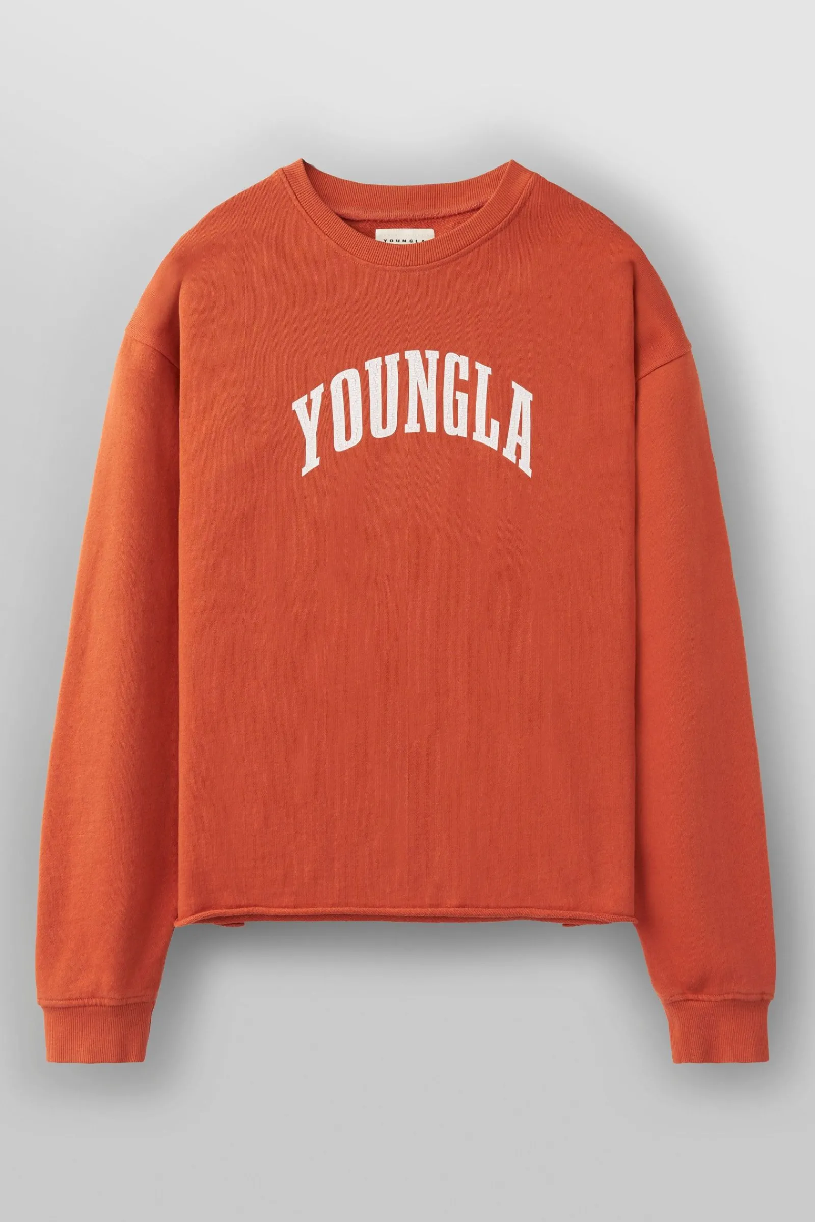 Shirts<Youngla 826-Uni Crewneck Black Wash|Brown Wash|Off-White Wash|Orange Wash