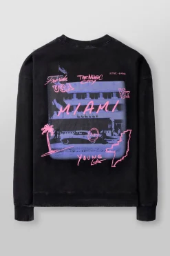 Outerwear<Youngla 565-Us Tour Crewnecks Chicago|Houston|Los Angeles|Miami