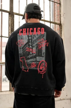 Outerwear<Youngla 565-Us Tour Crewnecks Chicago|Houston|Los Angeles|Miami