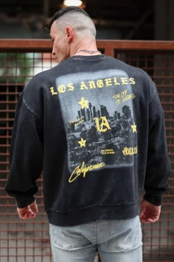 Outerwear<Youngla 565-Us Tour Crewnecks Chicago|Houston|Los Angeles|Miami