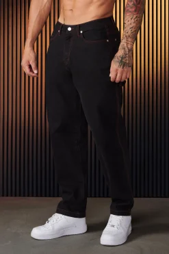 Pants & Jeans<Youngla 611-Utility Jeans Black|Blue Wash