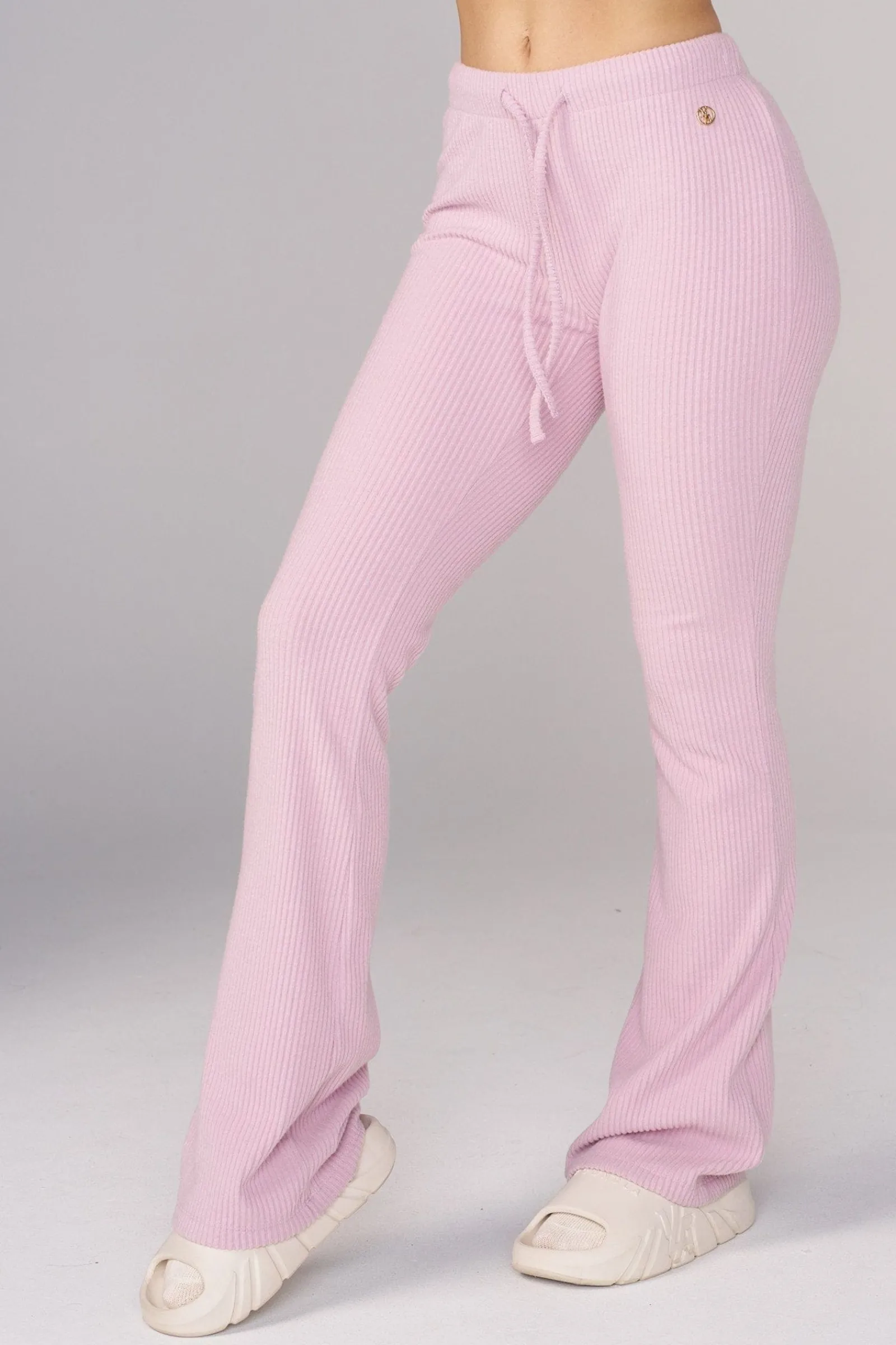 Joggers & Pants<Youngla W245 Ava Flare Pants Black|Blue|Cream|Mauve