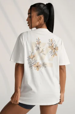 Tops<Youngla W424 Bloc Oversized Tee Black|Coconut Milk|Light Grey|Muted Berry